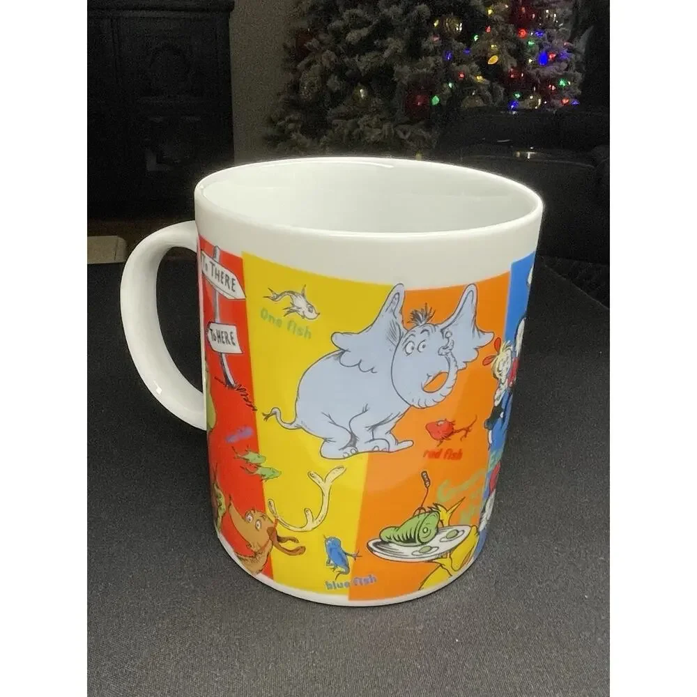 Dr Seuss with Thing 1 & 2 Universal Islands Adventure I Love Mom 12 oz Cup Mug‎